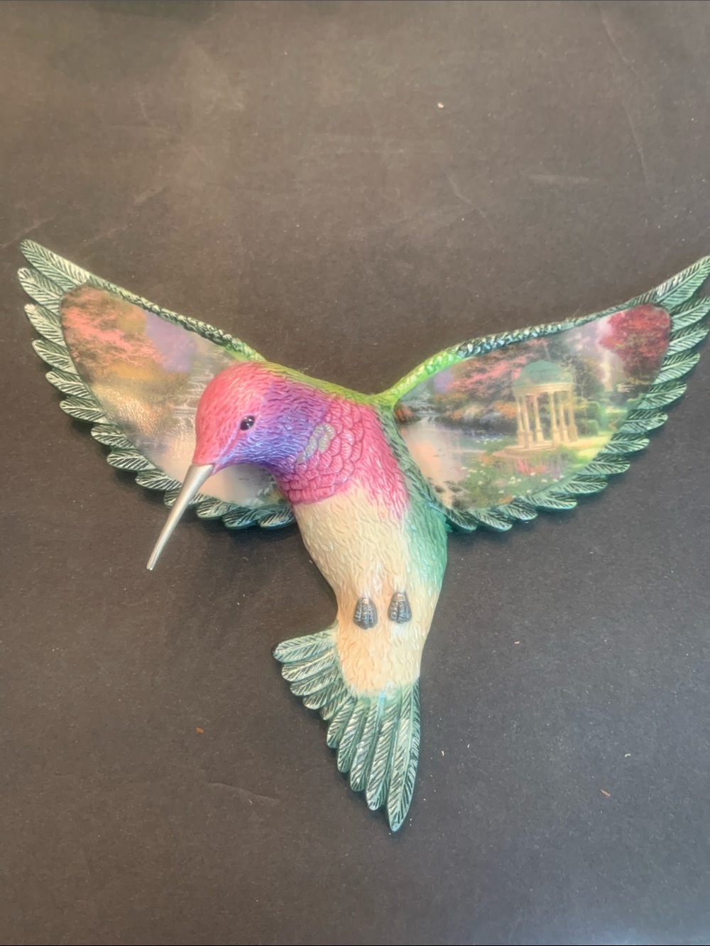 Garden of Prayer Hummingbird By Thomas Kinkade .. collector addition #1390